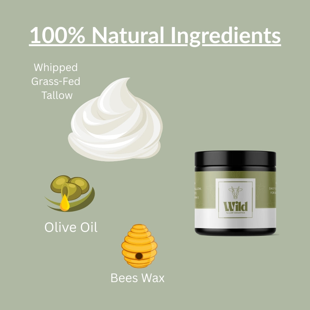 Whipped Tallow Baby Cream | With Beeswax 200 ml